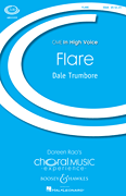 Flare SSAA choral sheet music cover